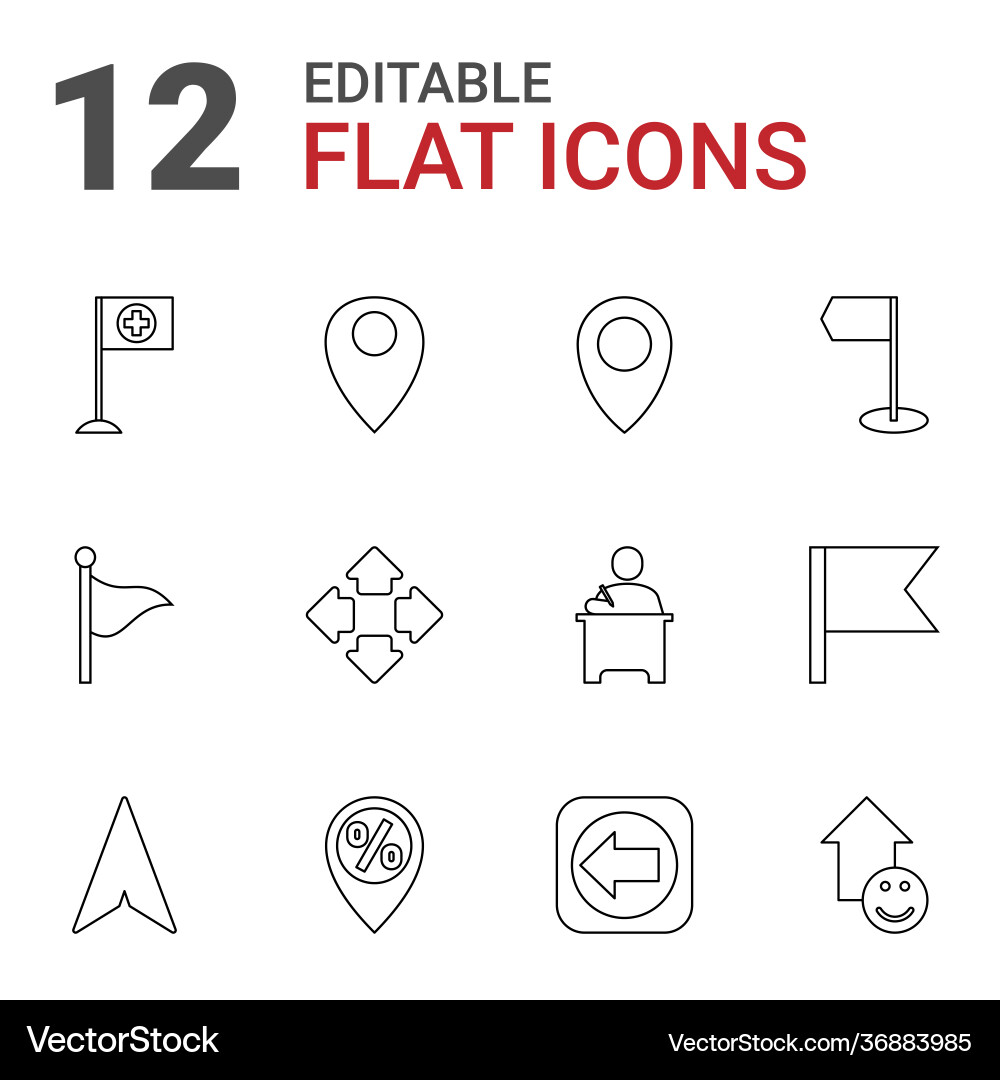 Pointer icons vector image