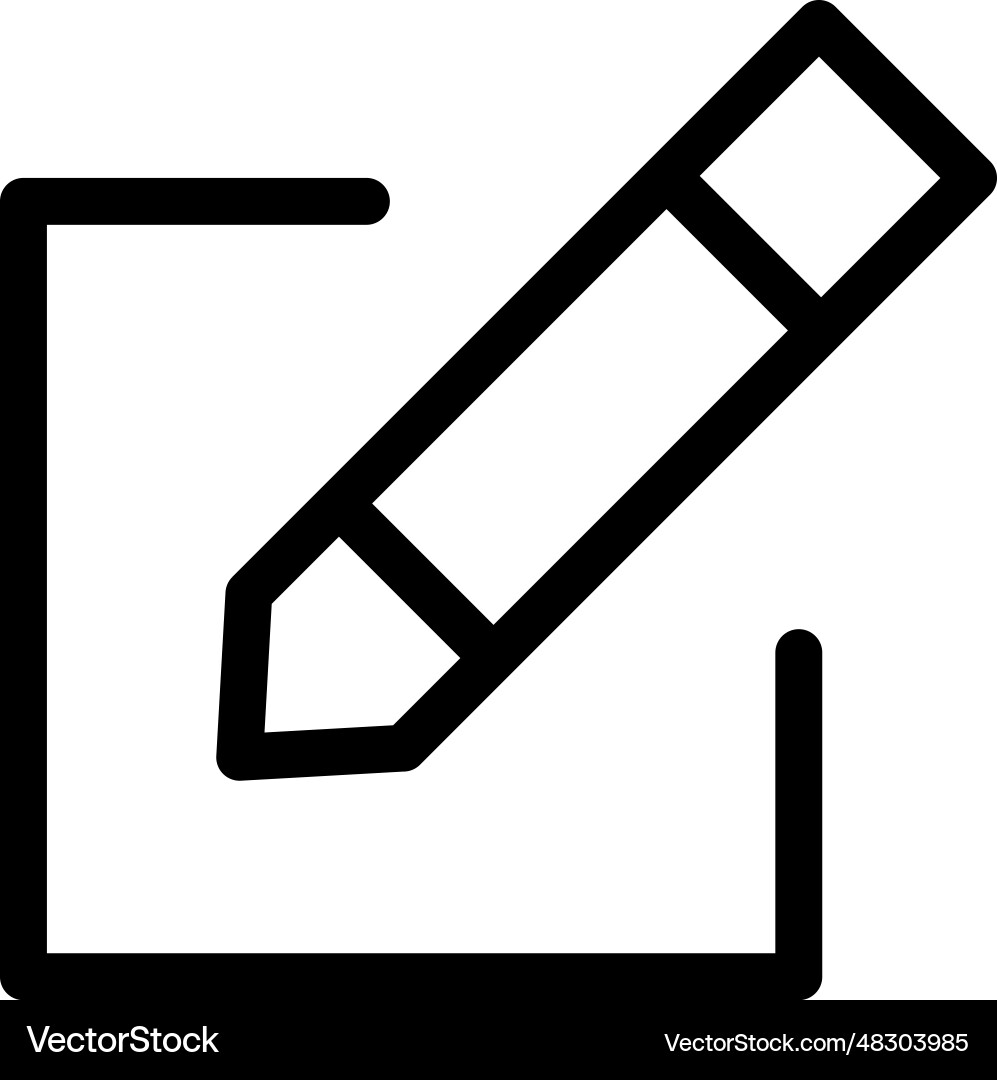 Write icon Vector Image