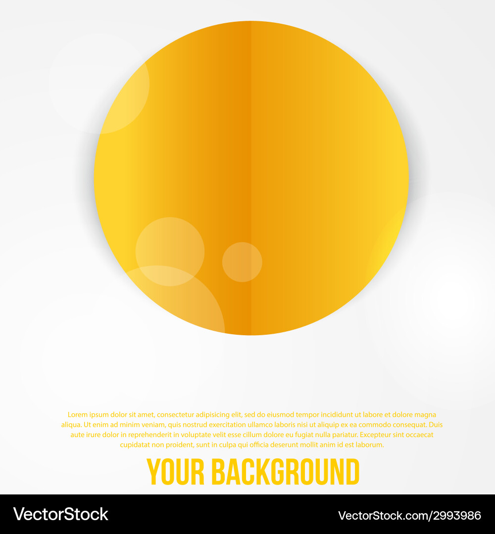 Abstract circles template object web vector image