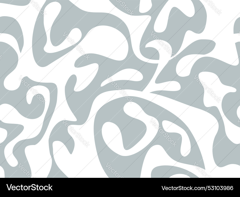 Abstract seamless pattern with dots and loopy vector image