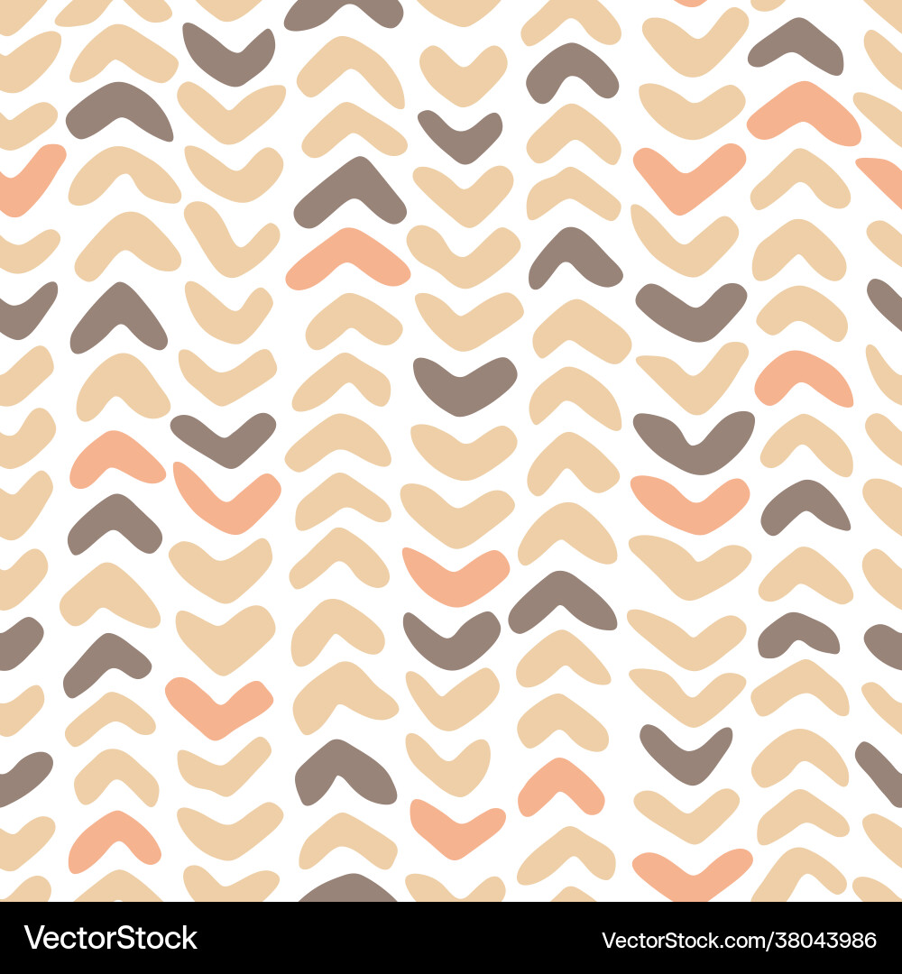 Doodle vertical chevron repeat pattern Doodle vertical chevron repeat pattern vector image