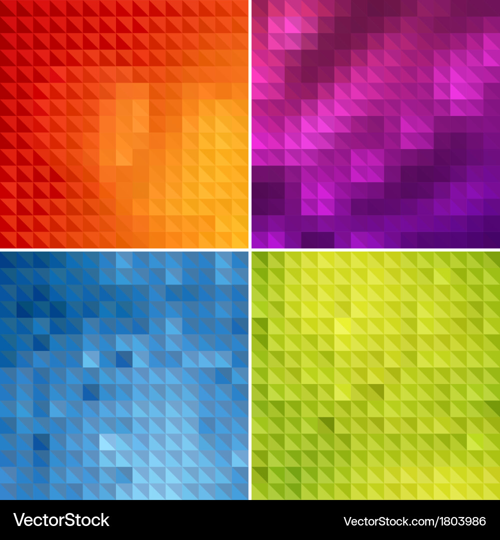 Geometric Triangle Pattern vector image
