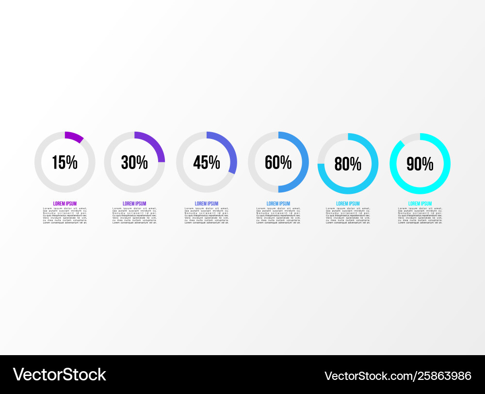 Infographic design template with options steps Infographic design template with options steps vector image