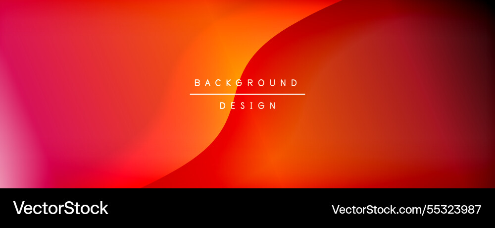 Bright rainbow style color gradient with curve Bright rainbow style color gradient with curve Vector Image