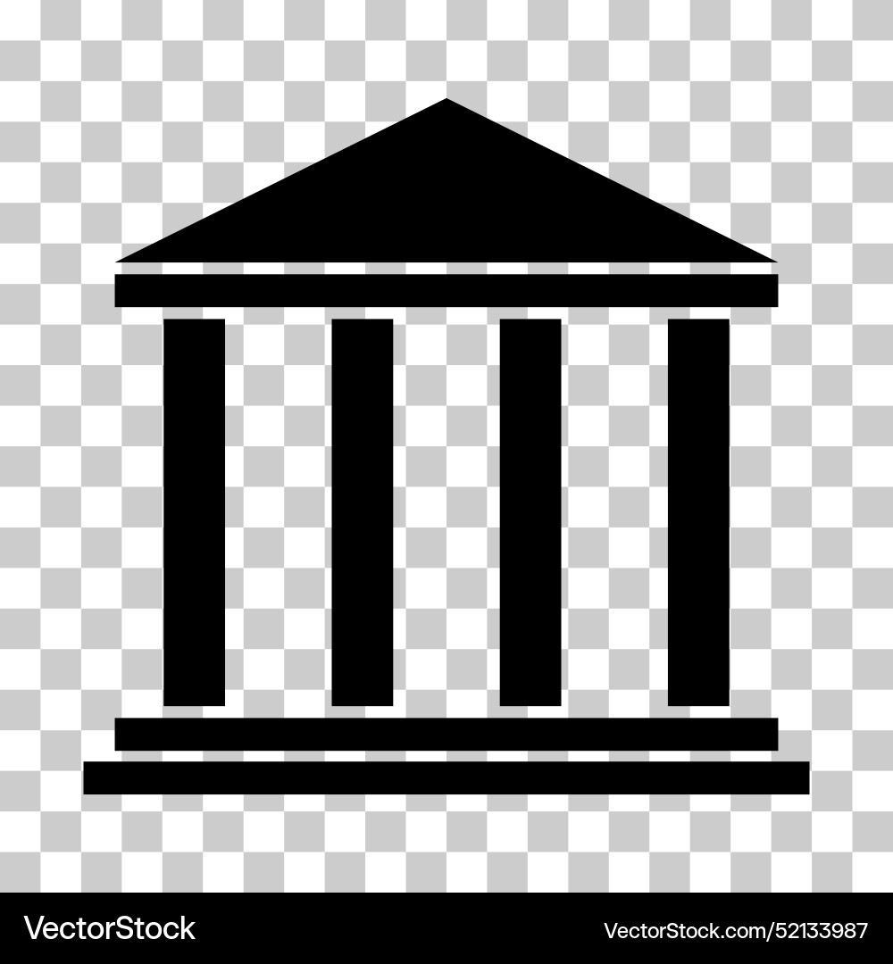 Building university architecture icon museum Vector Image