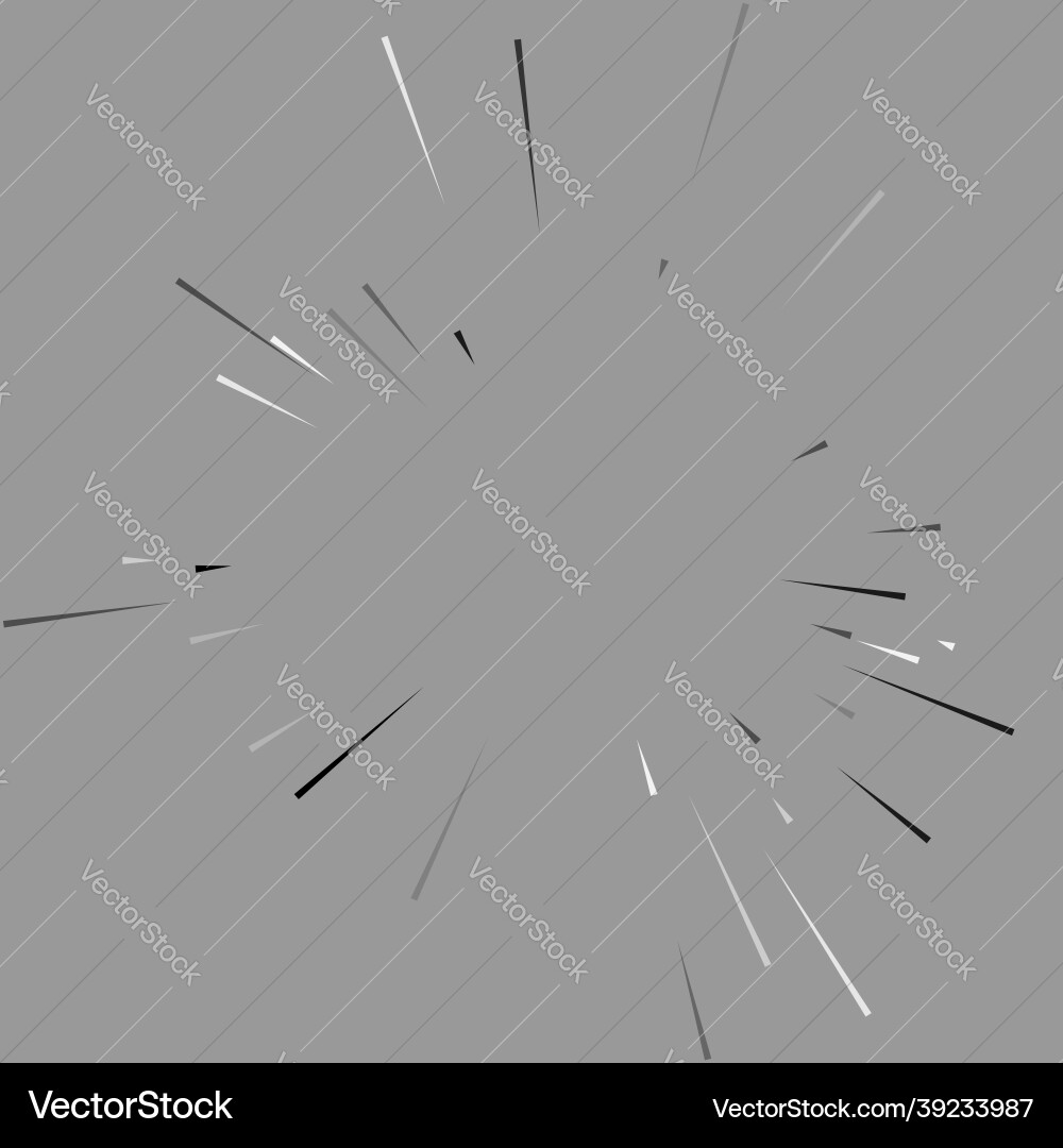 Radial radiating dynamic rays beams lines Vector Image