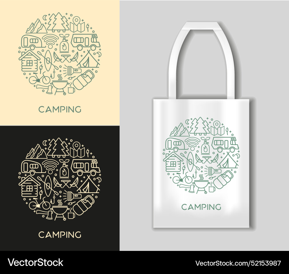 Round set of thin linear icons on the theme Round set of thin linear icons on the theme vector image