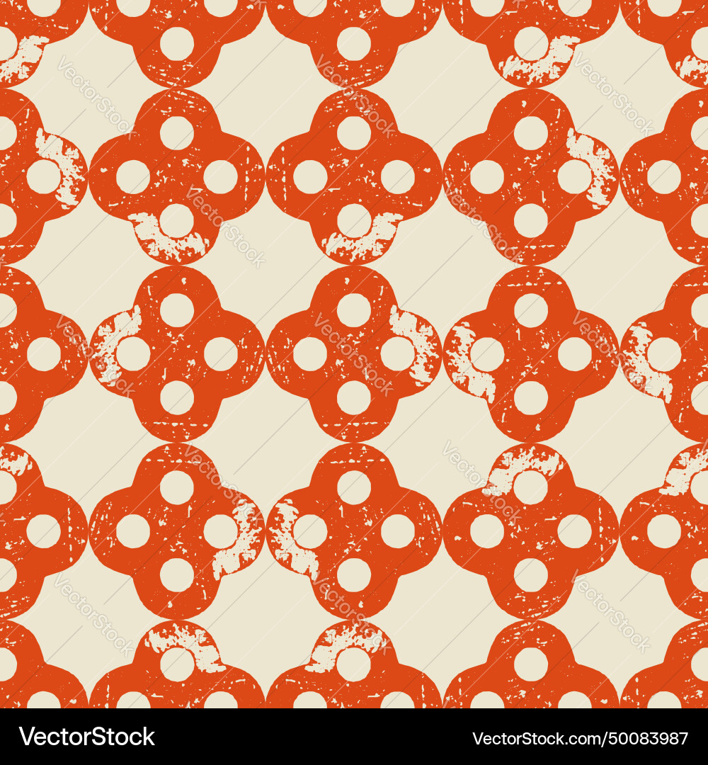 Seamless pattern retro abstract style background Seamless pattern retro abstract style background vector image