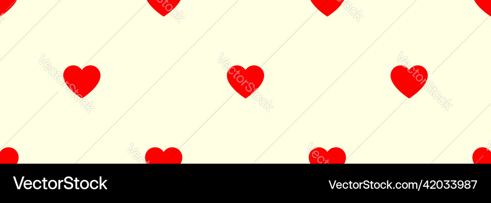 Seamless repeatable heart shape icon pattern Seamless repeatable heart shape icon pattern Vector Image