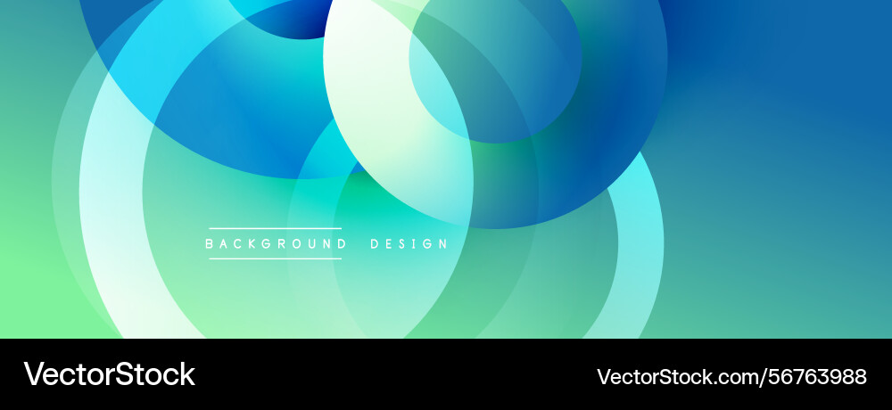 Abstract fluid shapes overlap creating vibrant Abstract fluid shapes overlap creating vibrant vector image