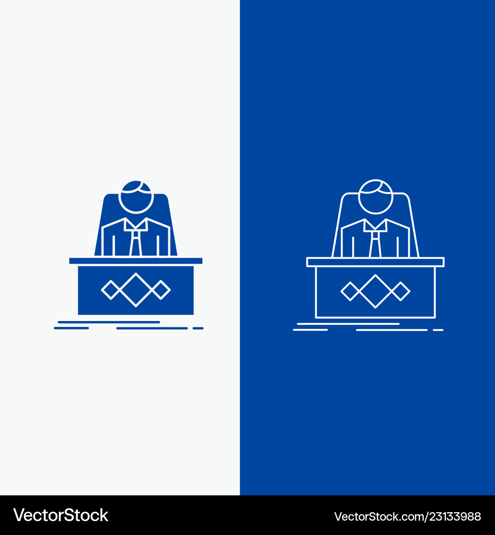 Game boss legend master ceo line and glyph web Game boss legend master ceo line and glyph web vector image