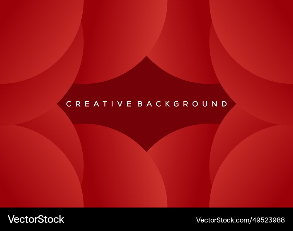 Gradient red color background creative design Vector Image
