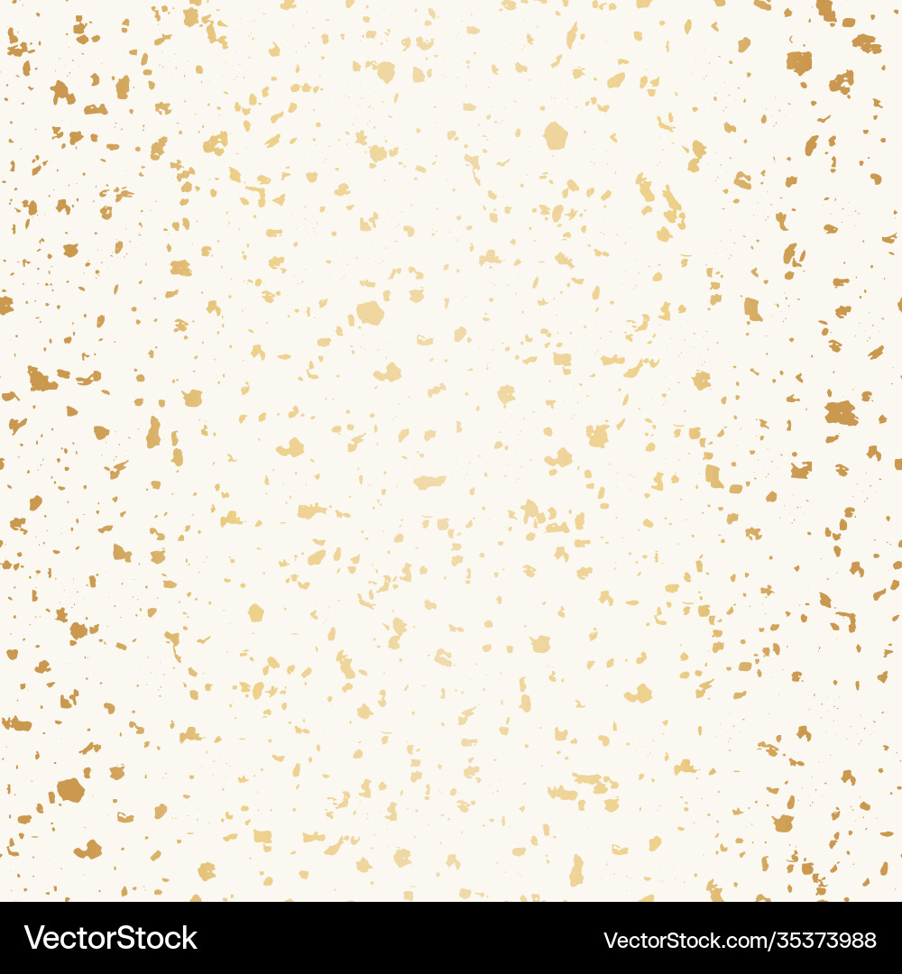 White and gold foil hand crafted terrazzo White and gold foil hand crafted terrazzo vector image