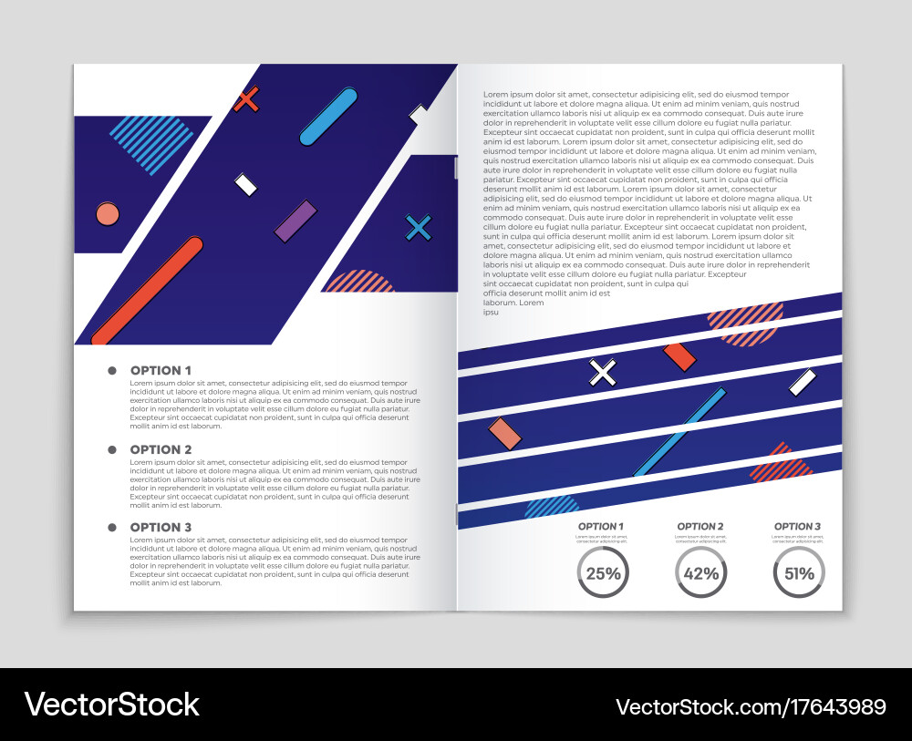Abstract layout background set for art vector image