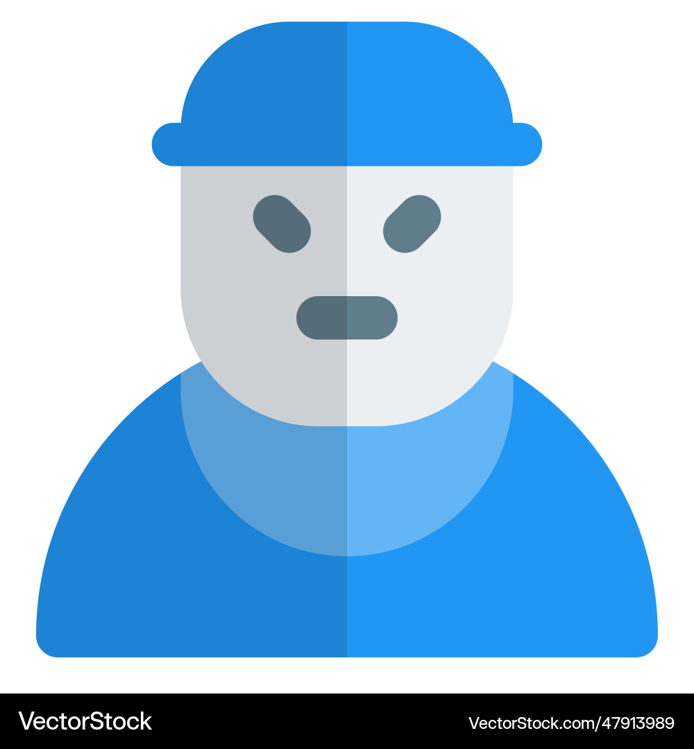 An individual with technical computer skill vector image
