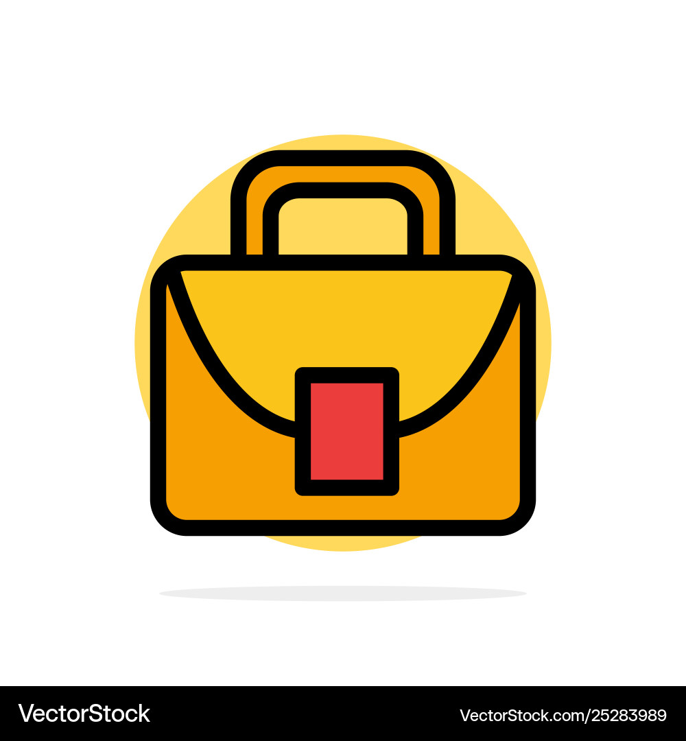 Bag worker logistic global abstract circle Vector Image