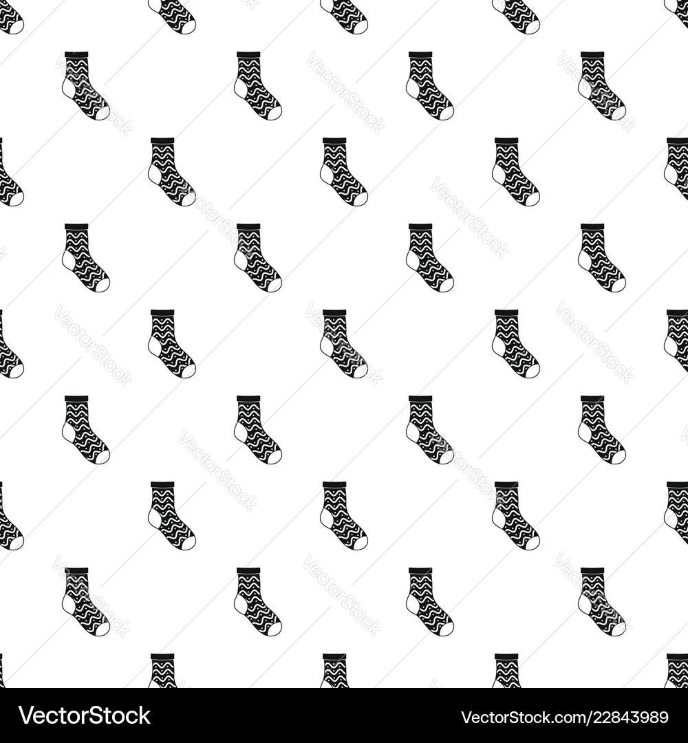 Nice sock pattern seamless Nice sock pattern seamless vector image