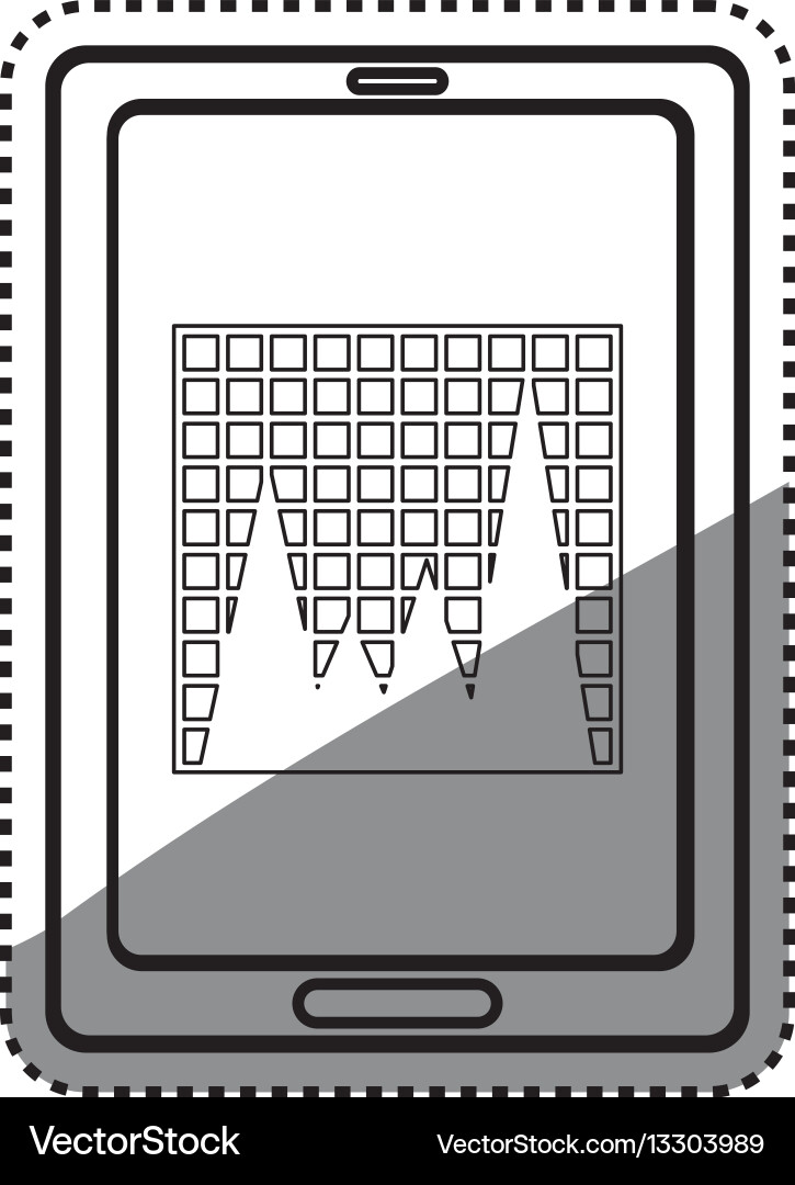 Statistic graph report Vector Image