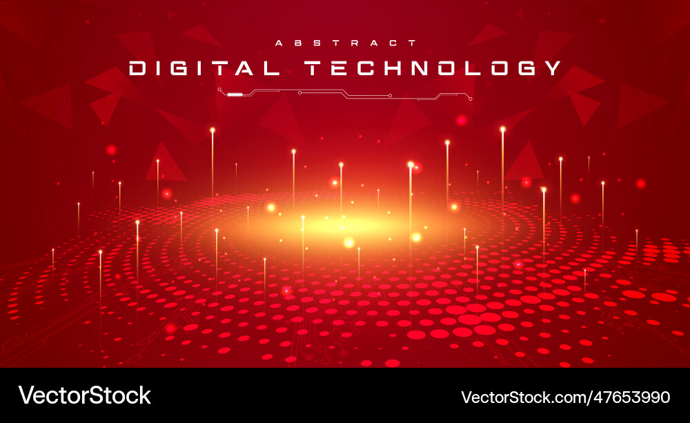 Digital technology global speed internet network Digital technology global speed internet network vector image