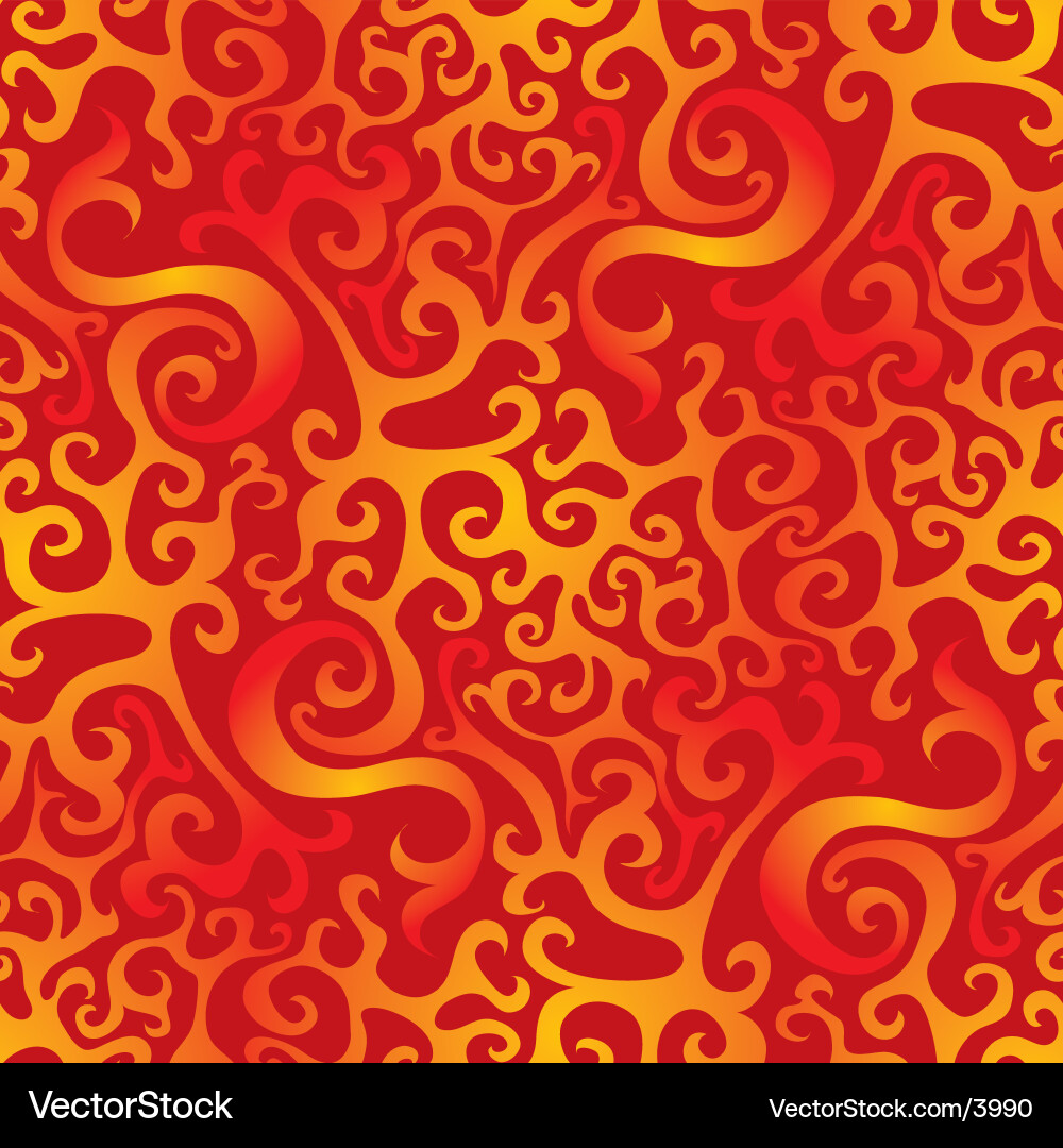 Intricate Fire Texture Vector Image