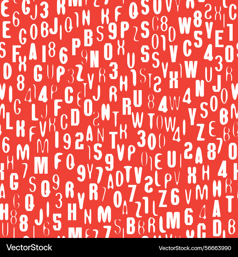 Seamless pattern with a font consisting of dots Seamless pattern with a font consisting of dots vector image