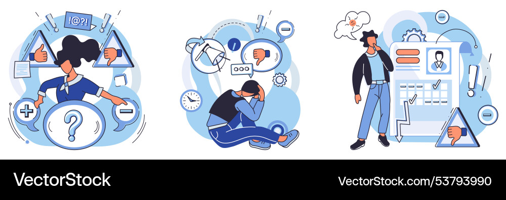 Understanding problem solving decision making Understanding problem solving decision making Vector Image