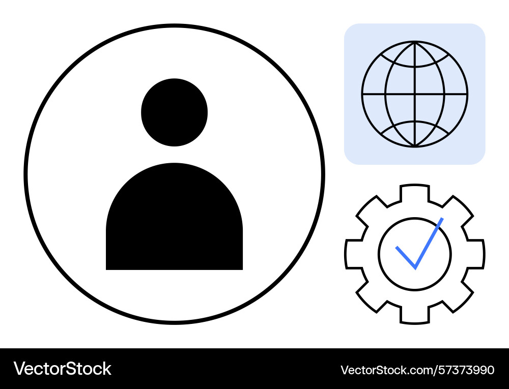 User account management with global access vector image