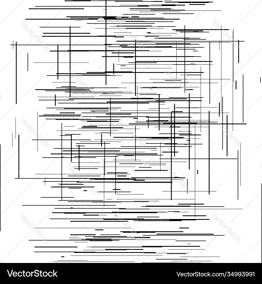 Irregular random lines harsh texture abrasion Irregular random lines harsh texture abrasion vector image