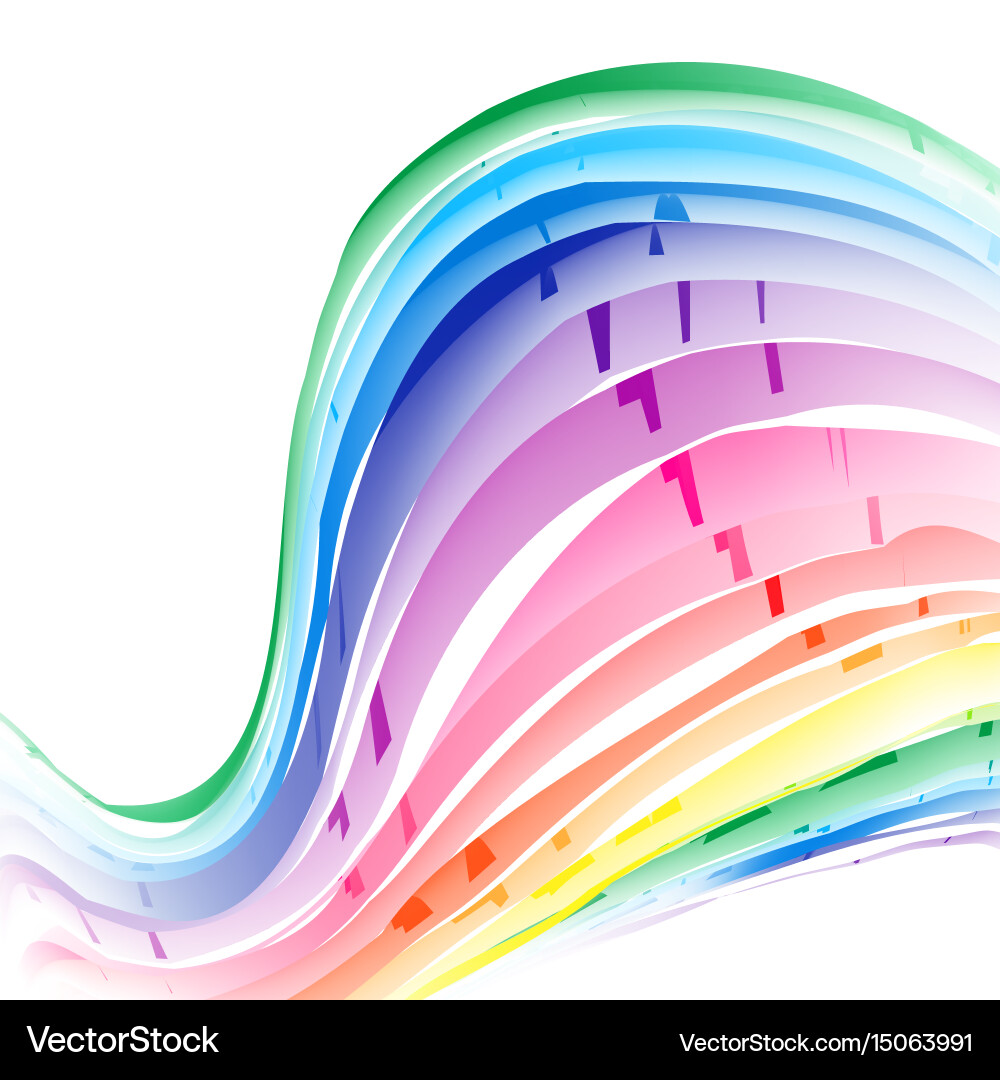 Pastel abstract rainbow gradient mesh multi color vector image