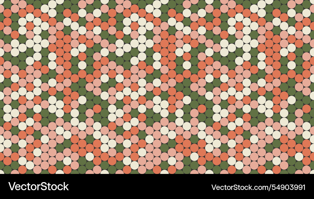 Stilvolles geometrisches Muster mit einem Array Vektorbild