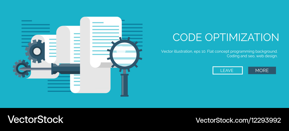 Flat background coding Vector Image