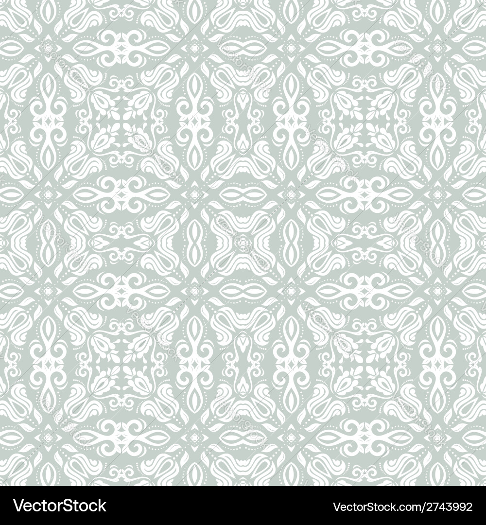 Orient seamless pattern abstract background vector image