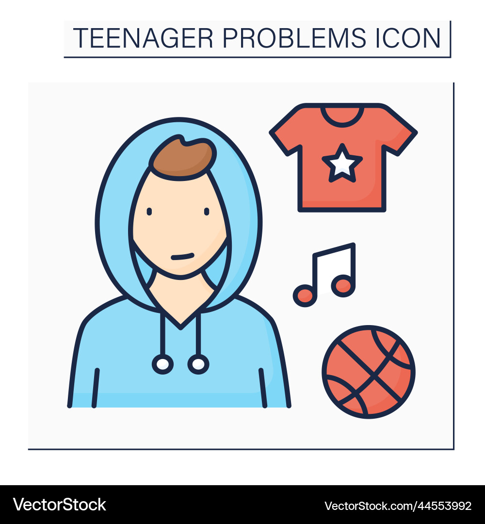 Self-expression color icon Self-expression color icon Vector Image