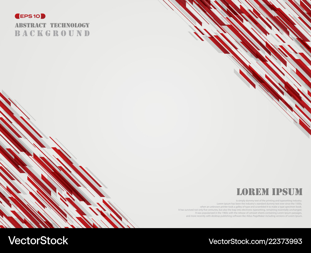 Abstract of red technology geometric background Abstract of red technology geometric background vector image