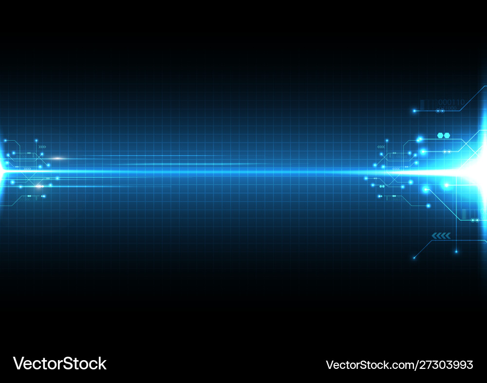 Light explosion abstract technology background Vector Image