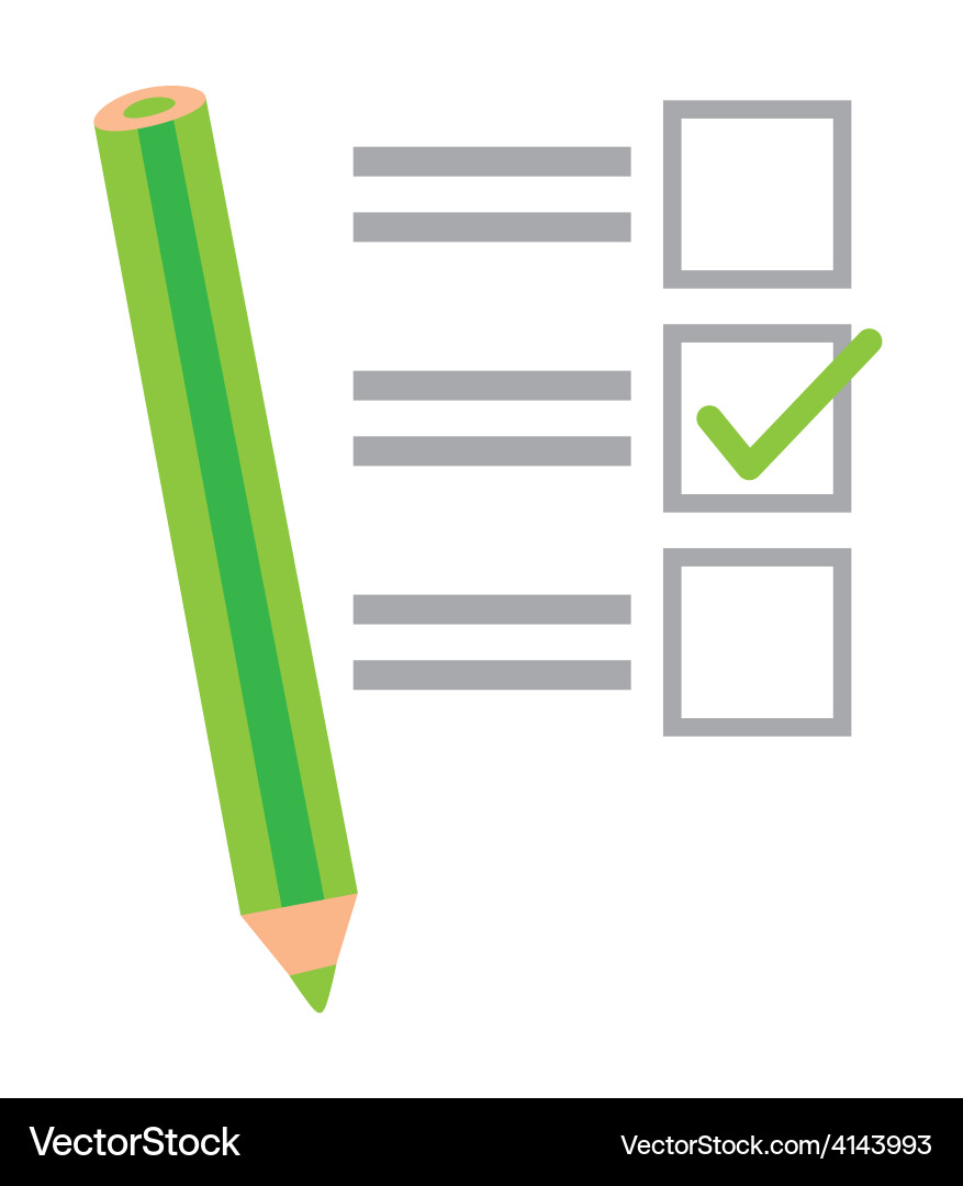 Survey design Royalty Free Vector Image - VectorStock