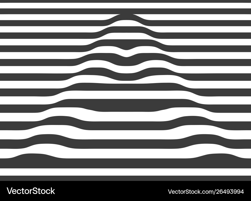 Abstract 3D Line Pattern vector image