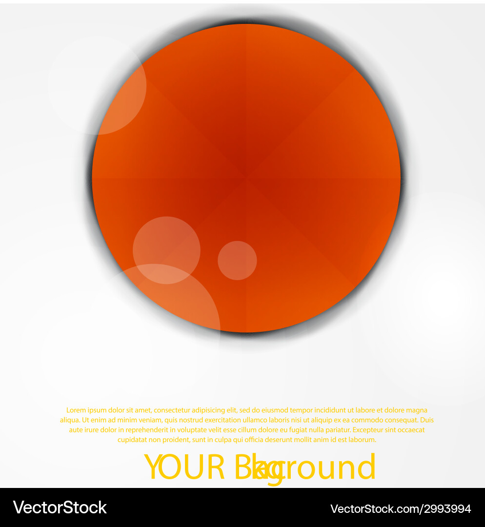 Abstract circles template object web vector image