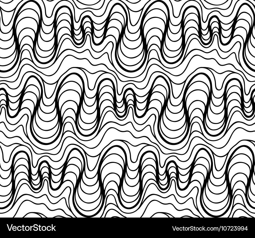 Abstract Line Wave Pattern vector image