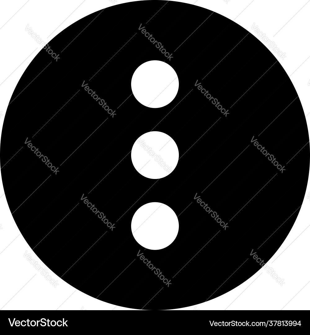 Blank empty circle button badge tag or label icon Vector Image