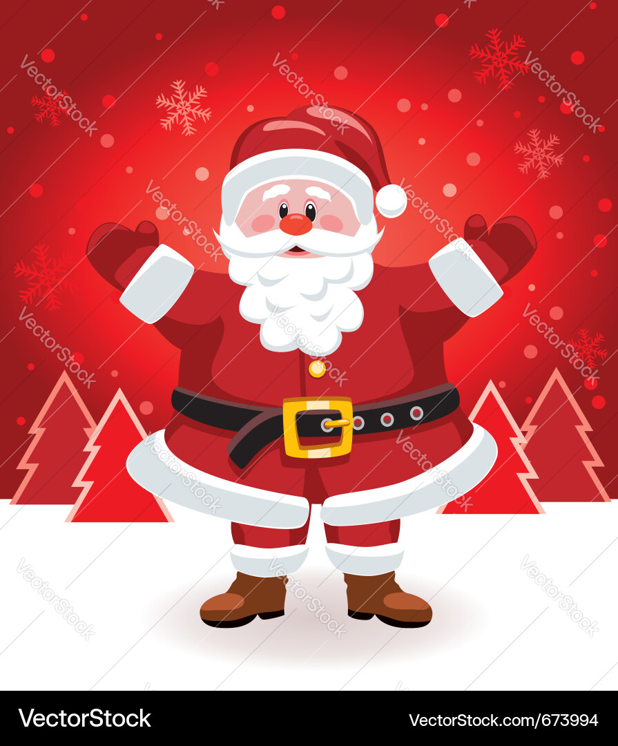 Christmas Santa Claus vector image