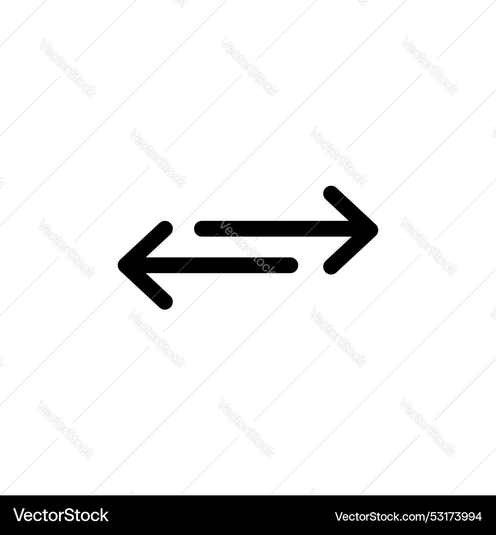 Exchange icon set switch or convert symbol Vector Image