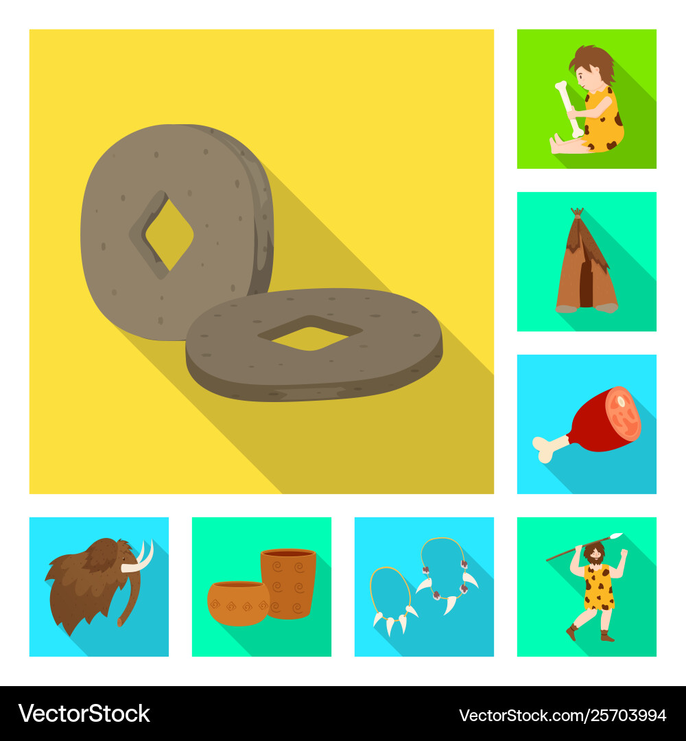 Isolated object evolution and neolithic icon Isolated object evolution and neolithic icon Vector Image