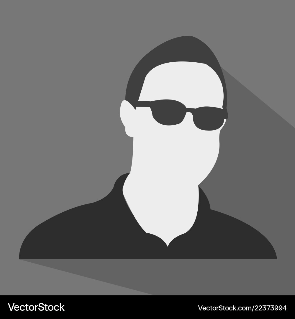 Professional avatar icon man Professional avatar icon man vector image