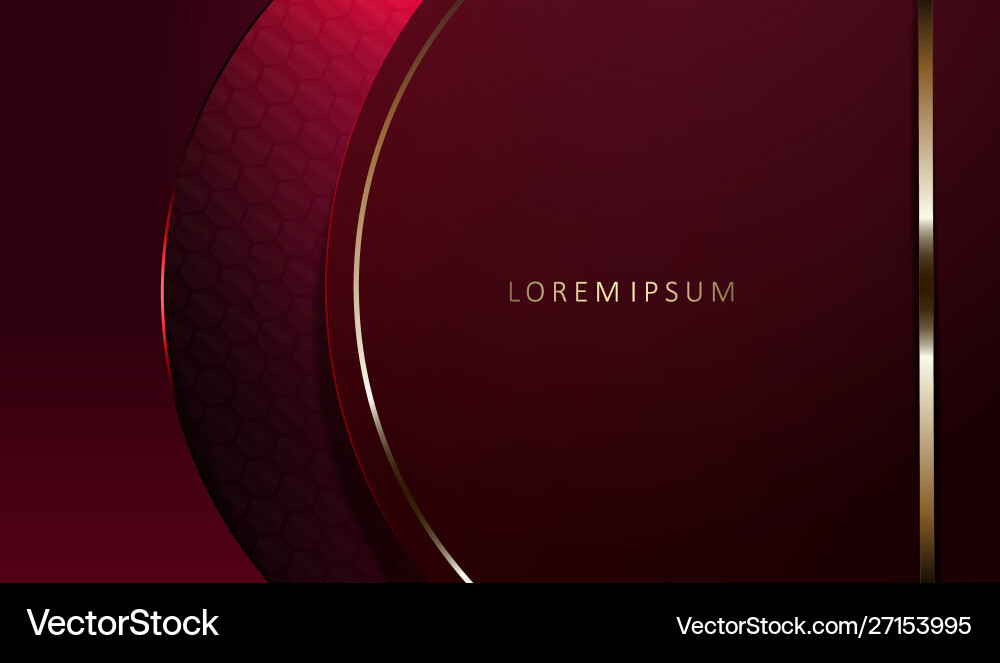 Abstract dark composition with a round frame vector image