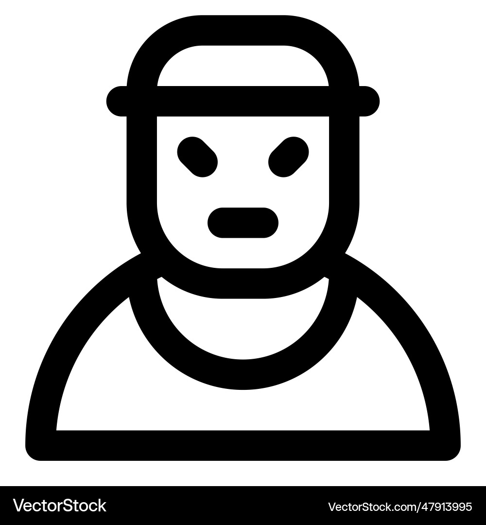 An individual with technical computer skill vector image