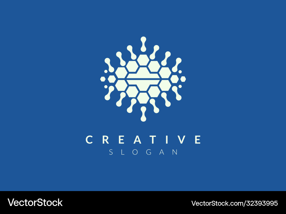 Design brain style with various abstract shape Design brain style with various abstract shape vector image