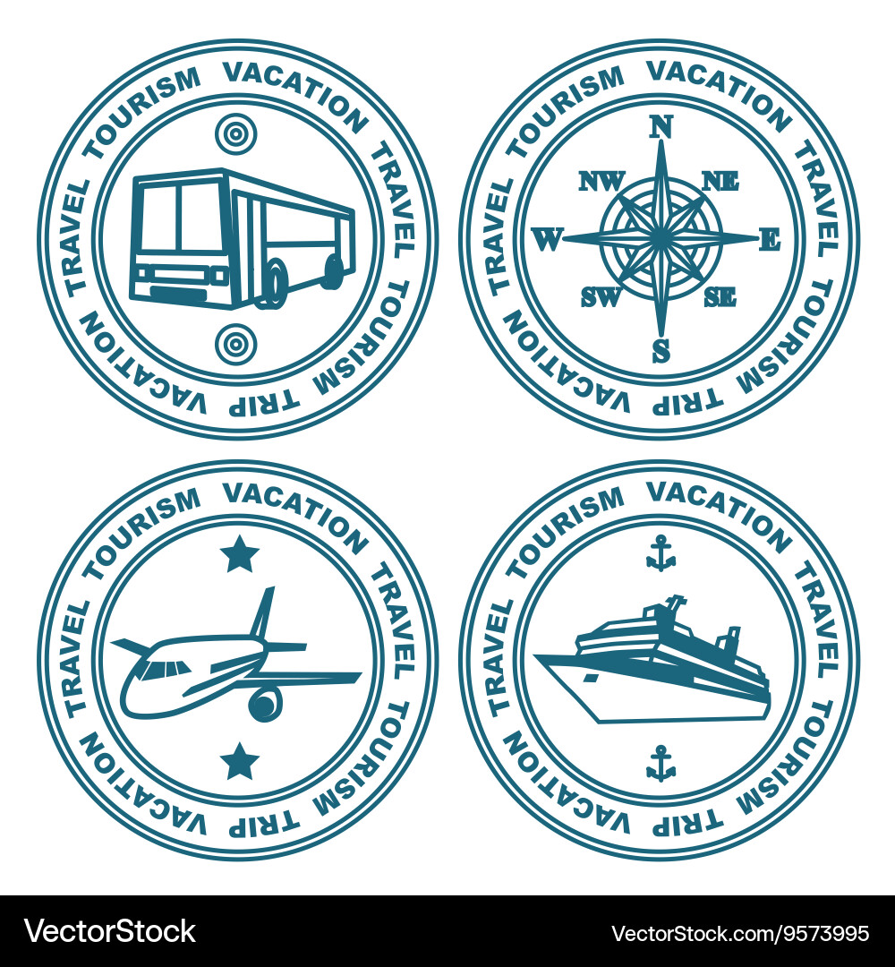 Different versions of the mark Vector Image