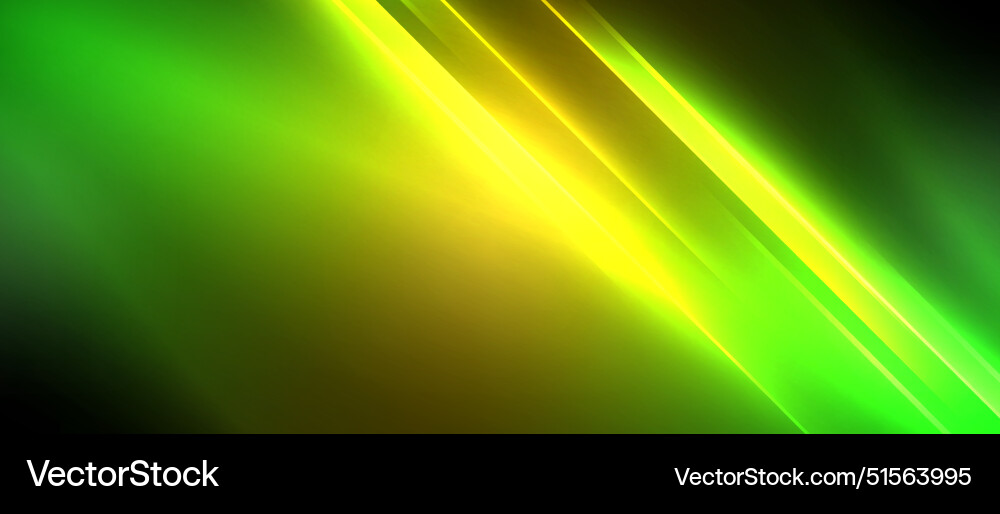 Neon dynamic diagonal light rays background Neon dynamic diagonal light rays background Vector Image