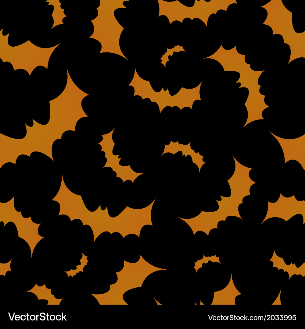 Seamless pattern with bats vector image